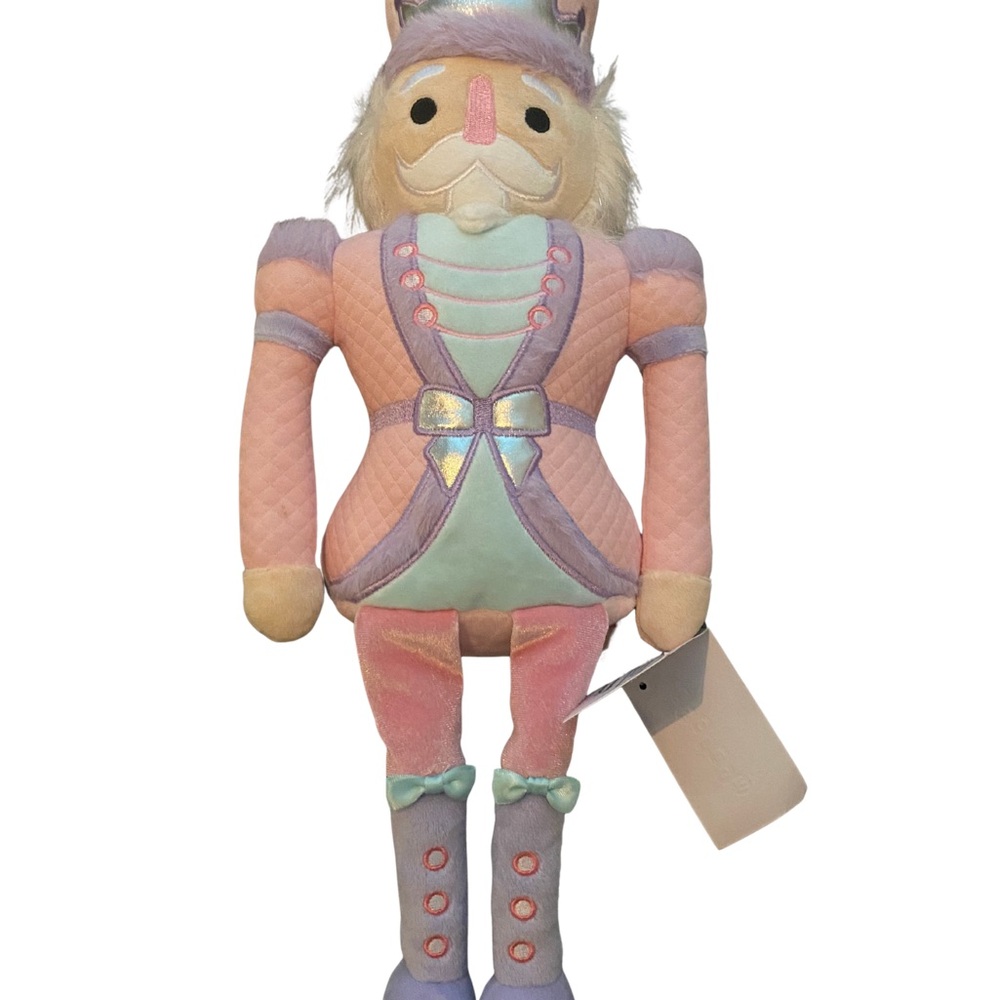 Pastel nutcracker plush toy
